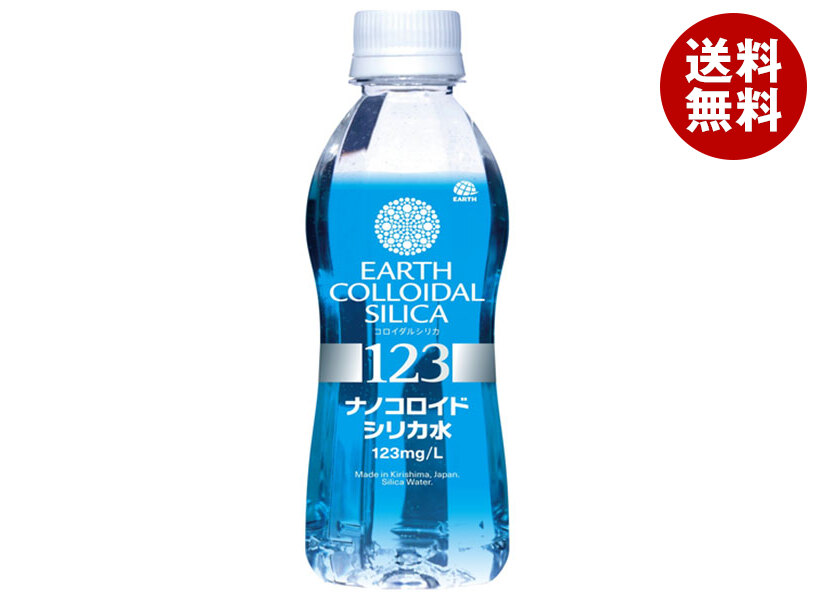 アース製薬 アースコロイダルシリカ123 300mlペットボトル×30本入×(2ケース)｜ 送料無料 ミネラルウォーター 水 シリカ PET