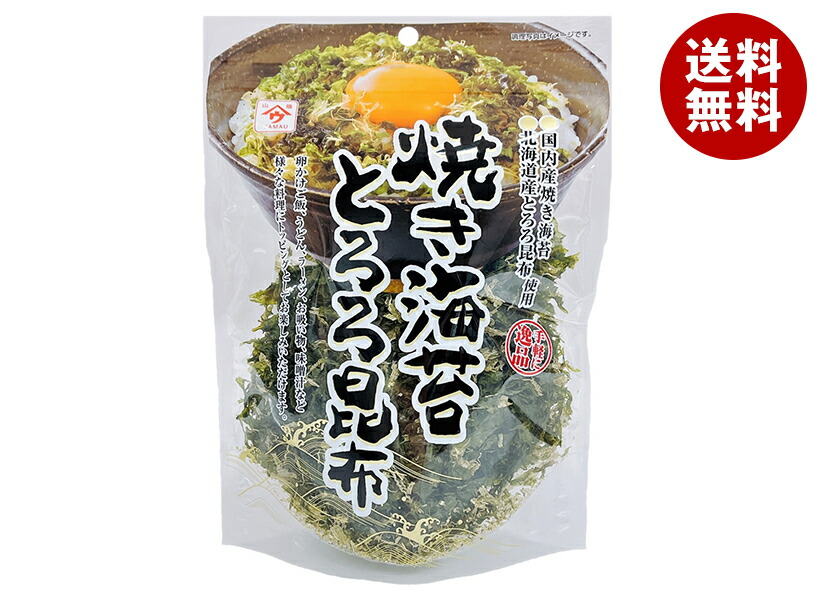 [ポイント5倍！4/17(金)9時59分まで全品対象エントリー&購入]魚の屋 焼き海苔 とろろ昆布 12g×10袋入×(2ケース)｜ 送料無料 ととろこんぶ のり 海苔 昆布 乾物 トッピング