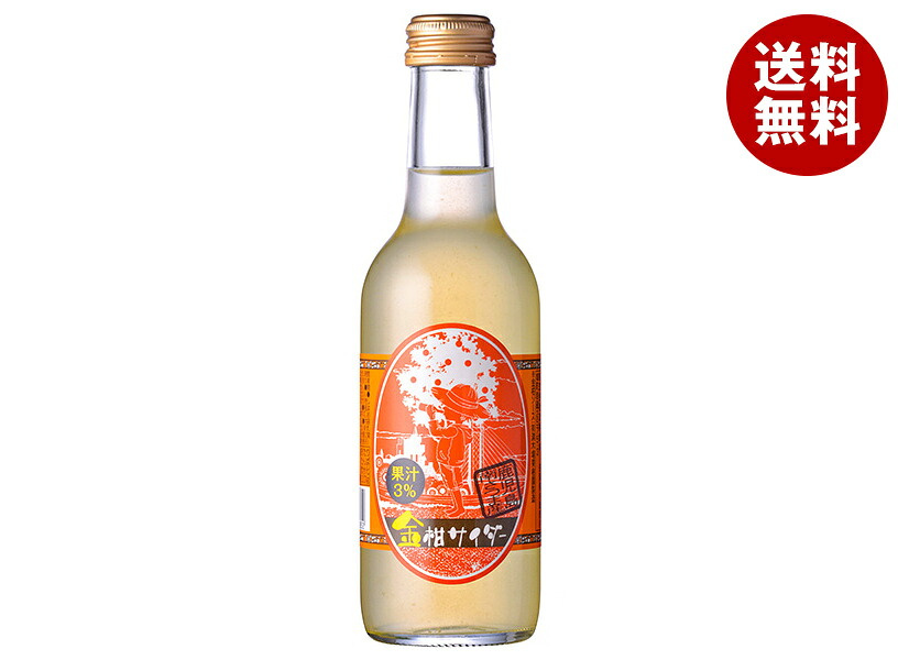 薩摩酒造 金柑サイダー 245ml瓶×24本入×(2ケース)｜ 送料無料 サイダー ソーダ 炭酸 スパークリング きんかん 果汁 11,084円