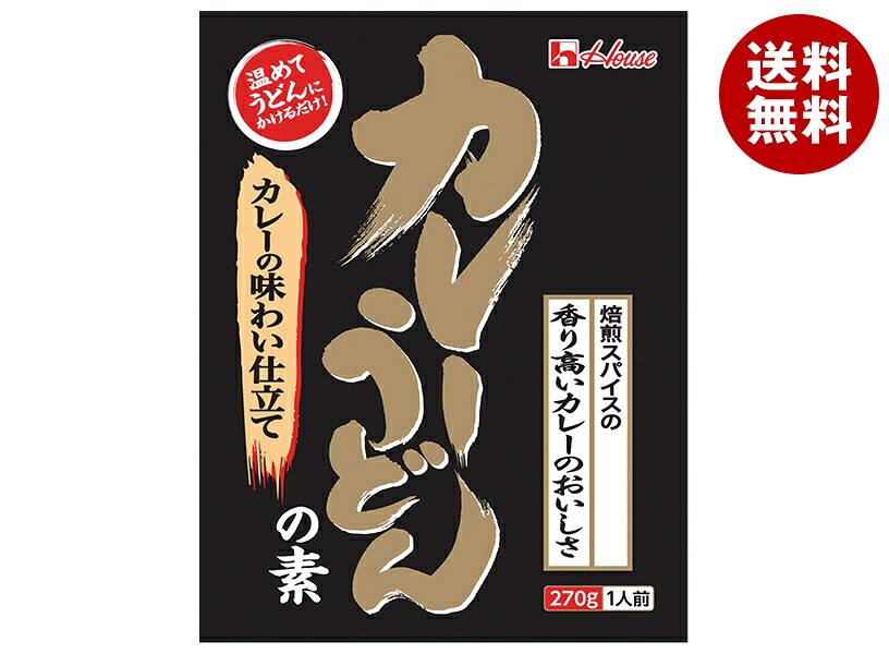 ハウス食品 カレーうどんの素 カレーの味わい仕立て 270g×40個入×(2ケース)｜ 送料無料 一般食品 調味料 カレー 素