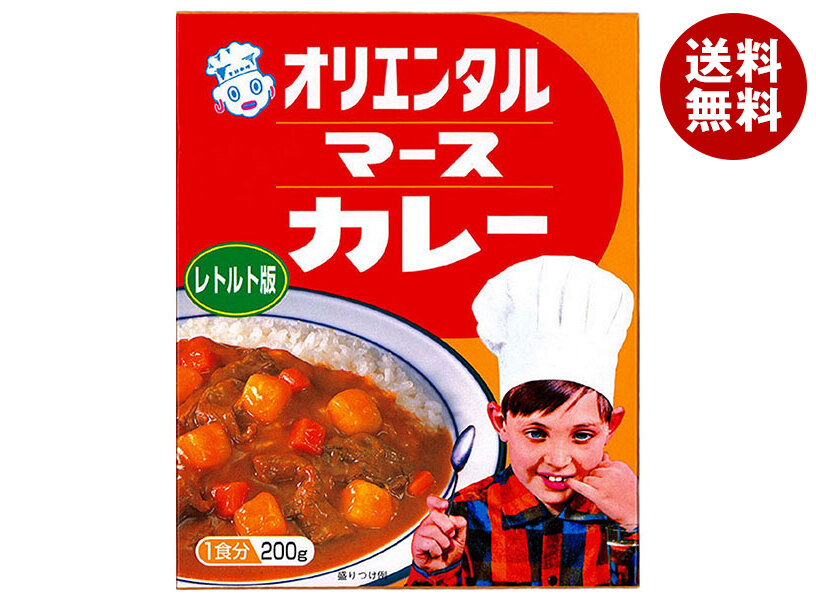 [ポイント5倍！4/17(金)9時59分まで全品対象エントリー&購入]オリエンタル マースカレーレトルト版 200g×30個入｜ 送料無料 一般食品 カレー レトルト