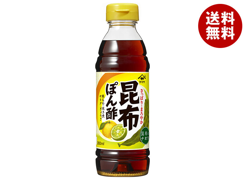 [ポイント5倍！4/10(金)1時59分まで全品対象エントリー&購入]ヤマサ醤油 昆布ぽん酢 360mlペットボトル×12本入×(2ケース)｜ 送料無料 一般食品 調味料 ポン酢 ぽん酢 こんぶ