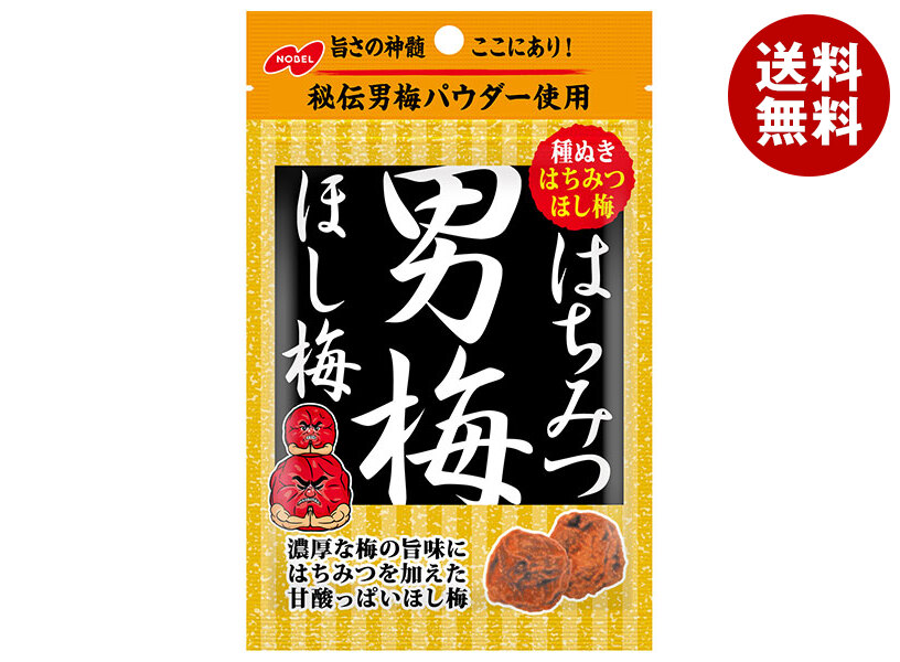 楽天市場】ノーベル製菓 男梅ほし梅 20g×6個入×(2ケース)｜ 送料無料