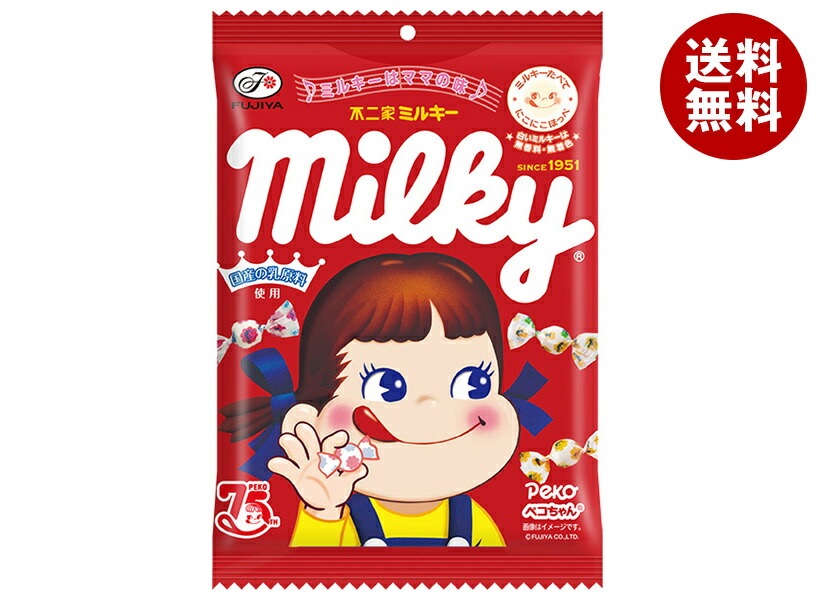 楽天市場】不二家 ミルキー 100g×6袋入｜ 送料無料 ペコちゃん