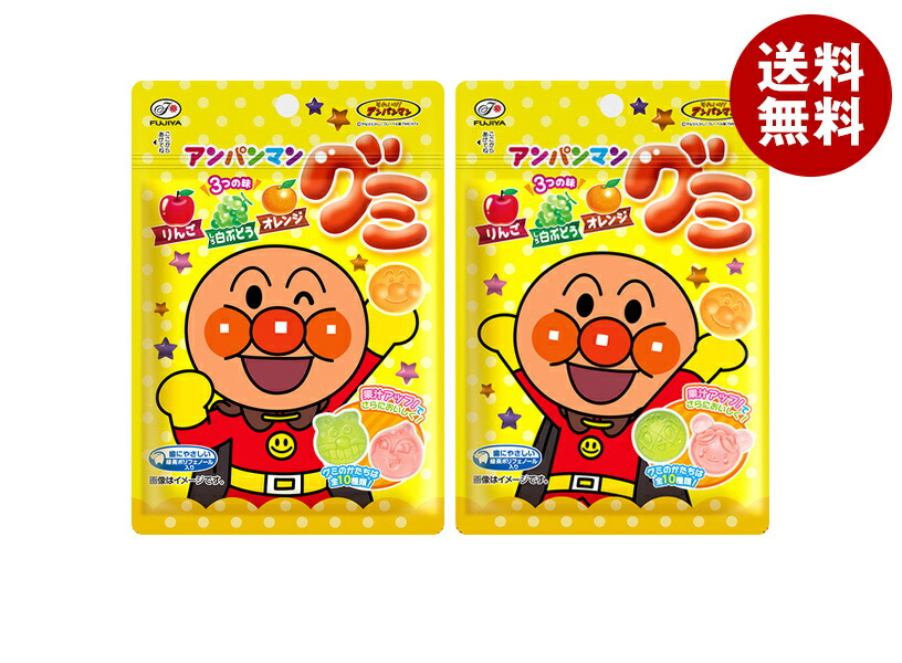 楽天市場】不二家 アンパンマングミ 50g×10袋入×(2ケース)｜ 送料無料