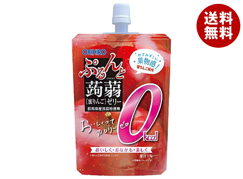 オリヒロプランデュ 蒟蒻ゼリー０ｋｃａｌ蜜りんご１３０ｇ ×48 【全国送料無料】(沖縄・離島は別途) 楽天市場】オリヒロ ぷるんと蒟蒻ゼリー カロリーゼロ 蜜りんご 130g