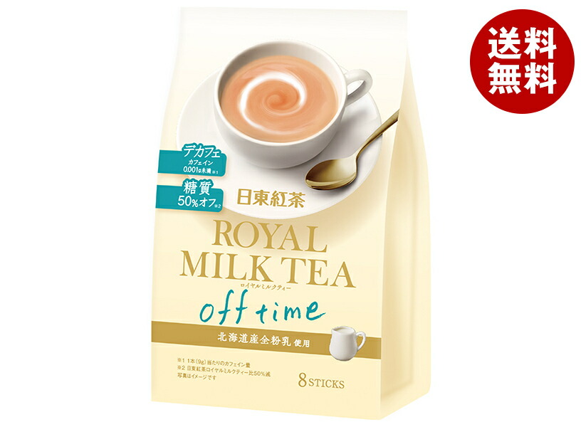 [ポイント5倍！4/17(金)9時59分まで全品対象エントリー&購入]三井農林 日東紅茶 ロイヤルミルクティー オフタイム (9.5g×8本)×24(6×4)個入｜ 送料無料 インスタント 紅茶 ミルクティー 嗜好品