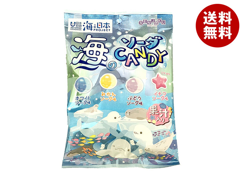 楽天市場】扇雀飴本舗 海のソーダCANDY 80g×10袋入｜ 送料無料 お菓子