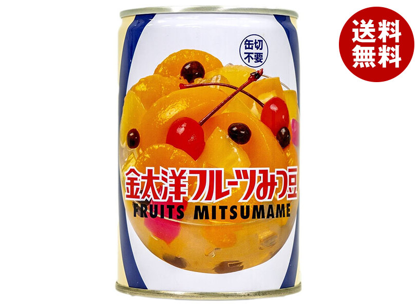 [ポイント5倍！4/17(金)9時59分まで全品対象エントリー&購入]太洋食品 フルーツみつ豆 425g缶×24本入×(2ケース)｜ 送料無料 缶詰 フルーツ くだもの 缶切不要 15,471円