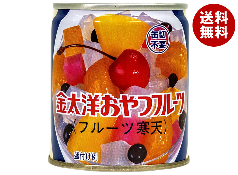 [ポイント5倍！4/17(金)9時59分まで全品対象エントリー&購入]太洋食品 おやつフルーツ 210g缶×24本入×(2ケース)｜ 送料無料 缶詰 寒天 くだもの 缶切不要 8,234円