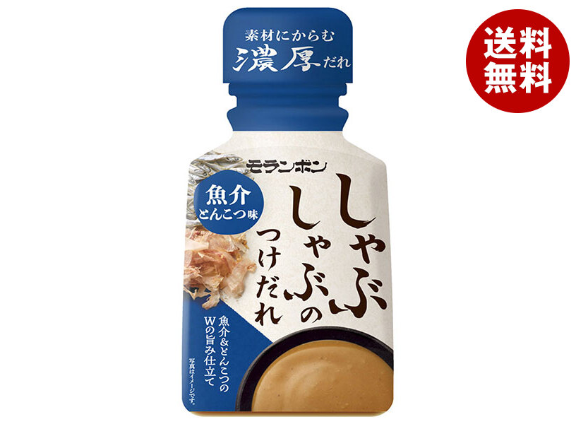 モランボン しゃぶしゃぶのつけだれ 魚介とんこつ味 170g×10本入×(2ケース)｜ 送料無料 調味料 たれ しゃぶしゃぶ 鍋 魚介 豚骨 トンコツ