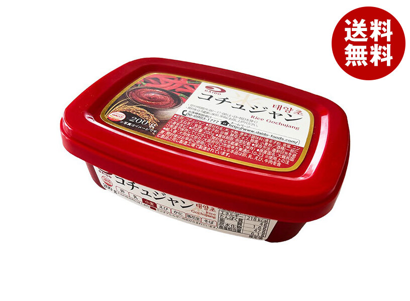 大同 コチュジャン 200g×12個入×(2ケース)｜ 送料無料 調味料 韓国 香辛料 韓国調味料 辛味噌 韓国料理 本格韓国味 焼肉タレ ビビンバソース