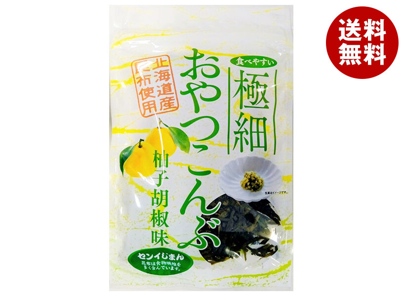 [ポイント5倍！4/10(金)1時59分まで全品対象エントリー&購入]井上食品 極細おやつこんぶ 柚子胡椒味 25g×12袋入×(2ケース)｜ 送料無料 お菓子 駄菓子 おつまみ こんぶ
