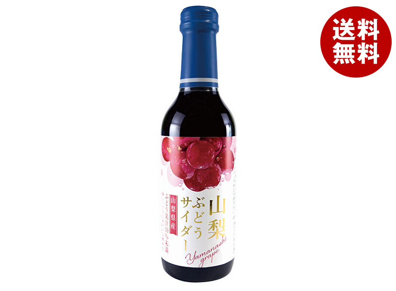 [ポイント5倍！7/26(日)1時59分まで全品対象エントリー&購入]木村飲料 山梨ぶどうサイダー 240ml瓶&times;20本入&times;(2ケース)｜ 送料無料 炭酸飲料 サイダー ビン グレープ 果汁 果実｜MISONOYA店