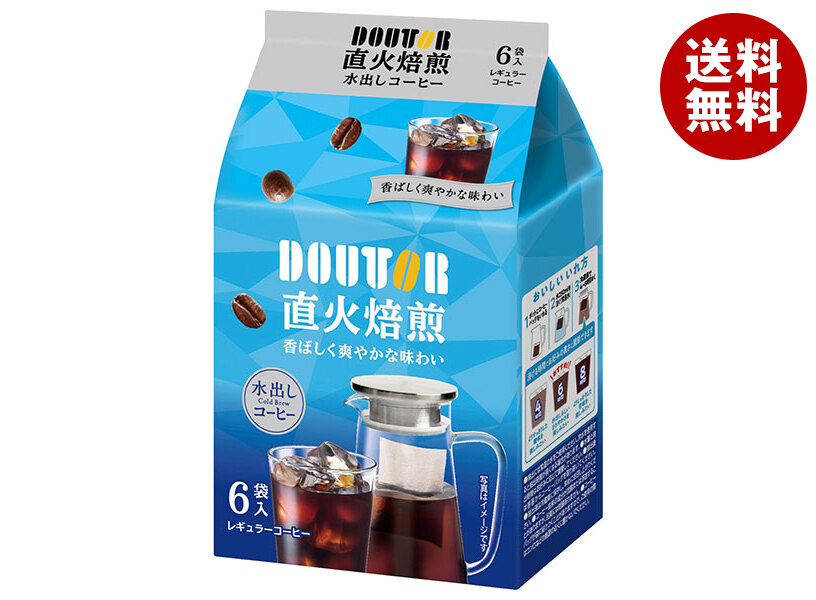 ドトールコーヒー 直火焙煎 水出し珈琲 (12g×6袋)×36個入｜ 送料無料 嗜好品 珈琲 コーヒー ドリップ 直火焙煎