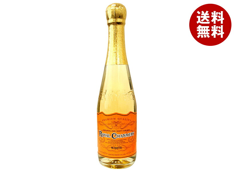 木村飲料 ローヤルシャンメリー プレミアム ホワイト 360ml瓶×12本入×(2ケース)｜ 送料無料 炭酸飲料 シャンメリー
