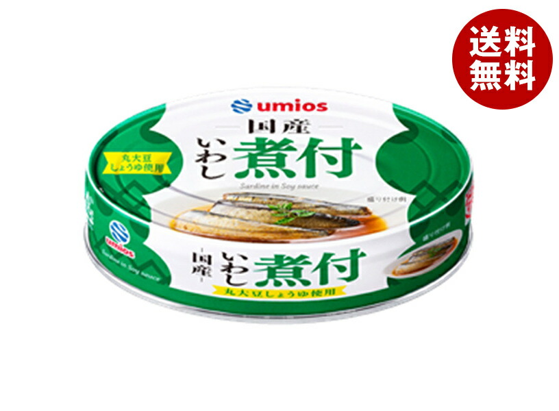 Umios いわし煮付 100g&times;30個入&times;(2ケース)｜ 送料無料 缶詰 イワシ 鰯 いわし缶｜MISONOYA店