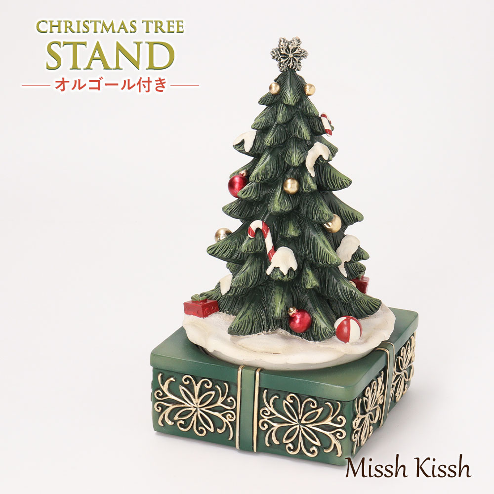 楽天市場】クリスマス オルゴール オブジェ 置物 デコレーション
