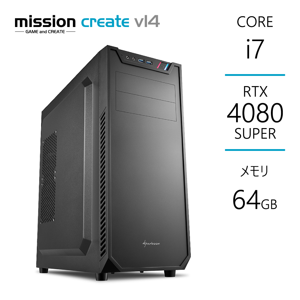 【楽天市場】ゲーミングPC RTX4070Ti Core i7-12700F メモリ32GB SSD1TB B760 デスクトップ : Mission  楽天市場店