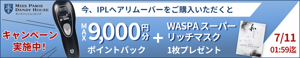 SALE／87%OFF】 ダンディハウス 脱毛器 IPLヘアリムーバー 家庭用脱毛