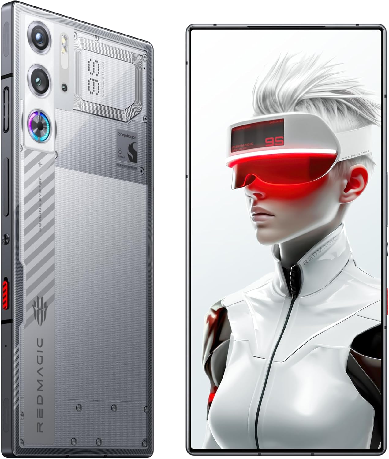 ZTE Nubia Red Magic 9S Pro Dual Sim 12GB RAM 256GB 5G 白 ZTE Nubia Red Magic 9S Pro Dual Sim 12GB RAM 256GB 5G 白