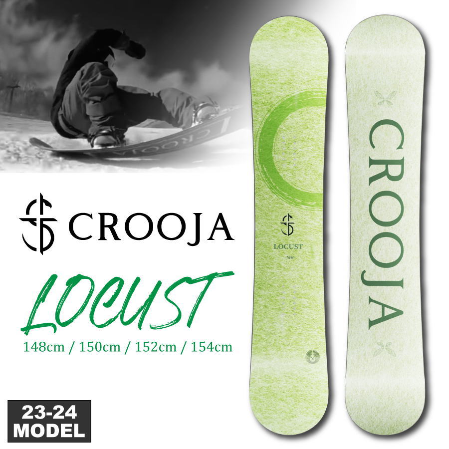 23-24 CROOJA (クロージャ) LOCUST (ローカスト) [CAMBER] 148cm 150cm