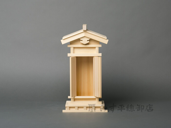 かわいい新作 デザイン モダン 神棚 三角屋根 中 護摩札宮 シンプル 職人手作り 国産 日本製 木曽桧 御宮 お宮 高級神棚 神具 Slcp Lk