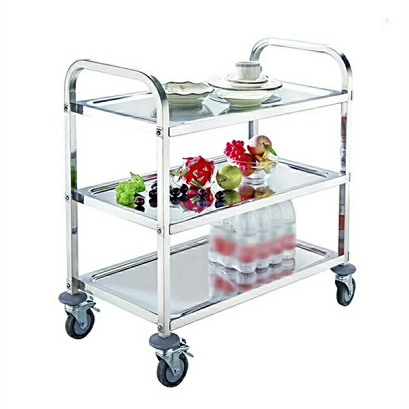 サービスワゴン カート キッチン 取っ手付き 3段 79*32*48cm サービスワゴン カート キッチン 取っ手付き 3段 79*32*48cm