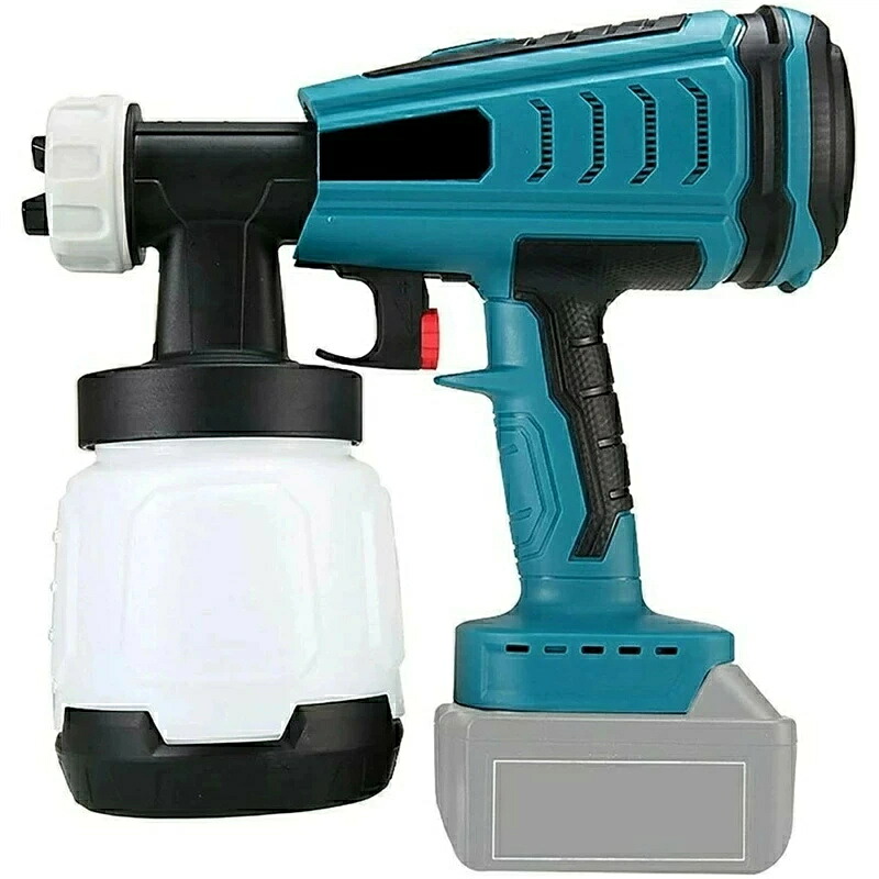 ワイヤレススプレー 幅調整式電動ガン 充電式 塗料 塗装 電動ガン 充電式 18Vリチウムイオン電池対応 BL1830 BL1840 BL1850 BL1850B BL1860 [本体のみ]