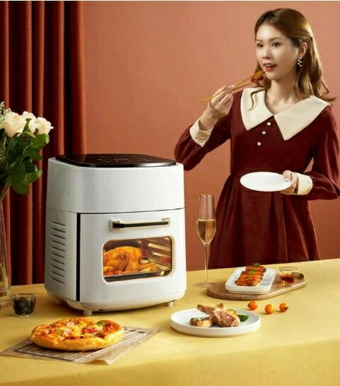 ChefRobot ノンフライヤー 8L 大容量 ダブルバスケット フライヤー Amazon.co.jp: ChefRobot ノンフライヤー 8L 大容量 油なし ダブル