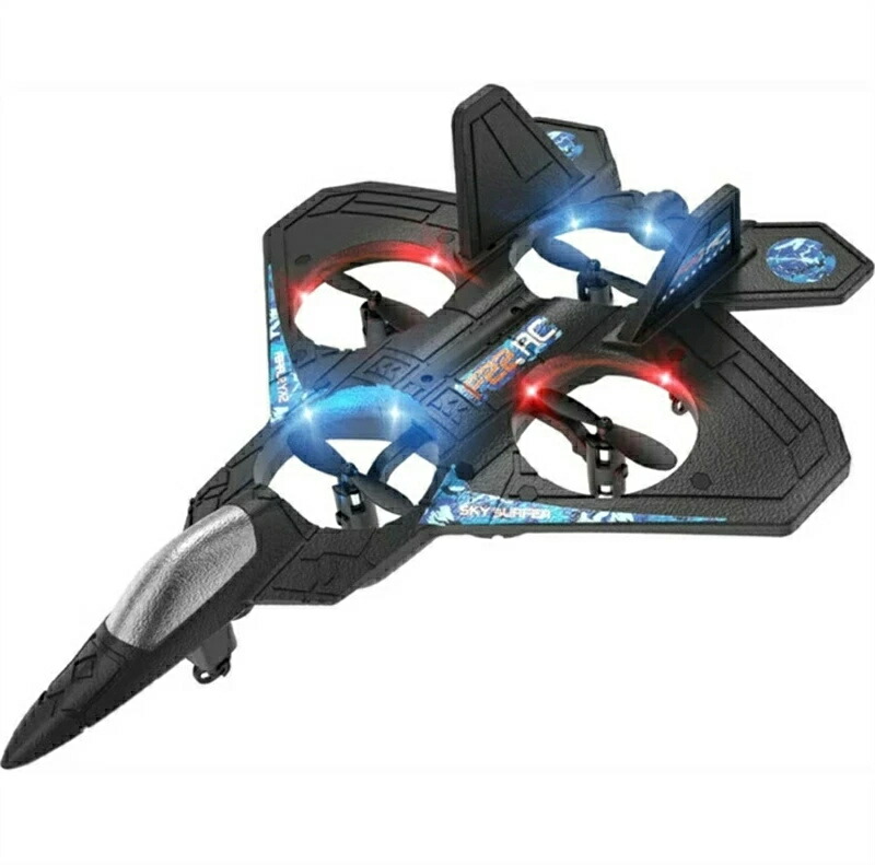 ラジコン飛行機 子ども向け 100g未満 rc 戦闘機 グライダー おもちゃ ドローン 初心者向け バッテリーUSB充電 軽量 耐久性 LEDライト付き クリスマス プレゼント 誕生日 小学生 男の子