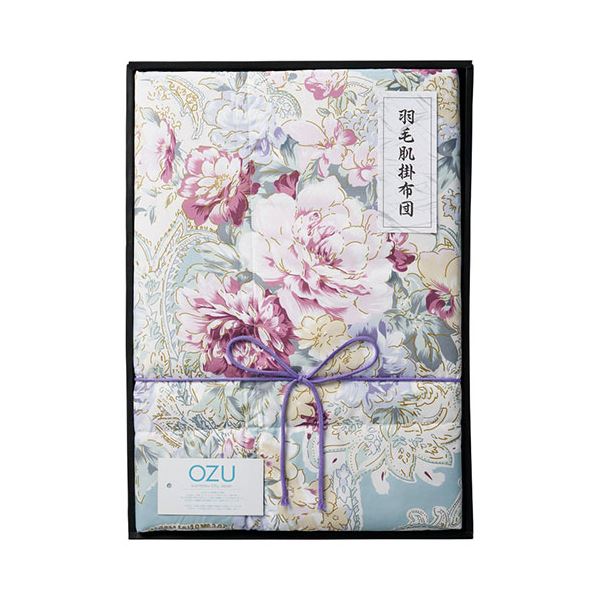 OZU 綿毛肌掛けふとん 青み 22515908