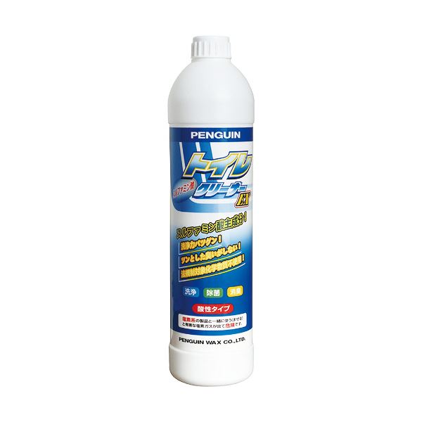 （まとめ）ペンギン蝋涙 室内用便器洗浄剤EX 酸っぱ味 御勤め用 800ml 1書き割り（12本） 【×3書き割り】