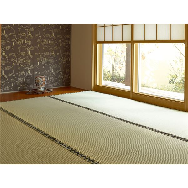 い草 上敷き/ラグマット 本間 10帖 高耐久性 長期間使用可 『雅 みやび』 〔リビング ダイニング 客間 仏間〕代引NG