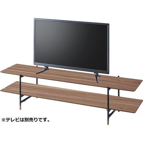 テレビ台 テレビボード 約幅150cm ブラウン 脚付き テレビ別売り 組立品 リビング ダイニング インテリア家具 ギフト代引NG