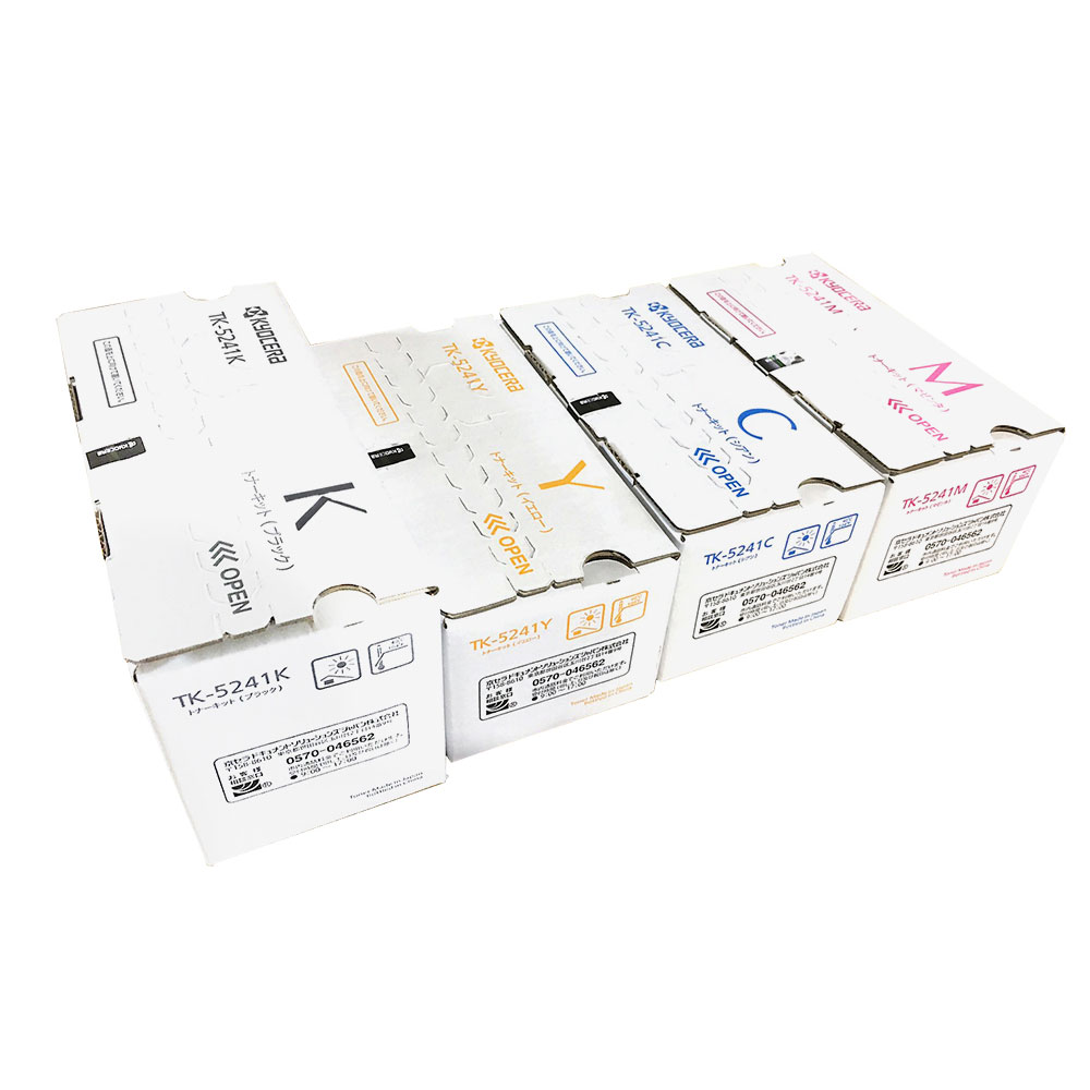 【期間限定特価】【純正品】 京セラ KYOCERA TK-5241K/C/M/Y トナー 4色セット 【沖縄・離島 お届け不可】