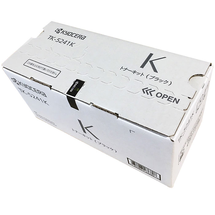 【完全無欠品】 京セラ KYOCERA TK-5241K トナー 黒いこと 【沖縄・離島 お届け不可】