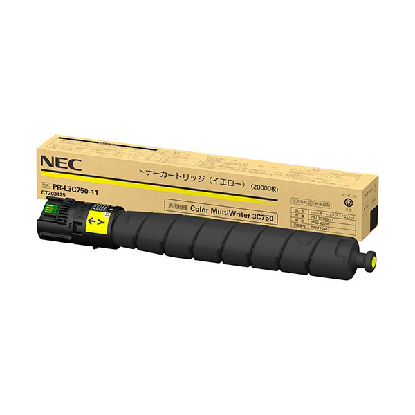 【純正品】 NEC PR-L3C750-11/PRL3C750-11 トナーカートリッジ イエロー 【沖縄・離島 お届け不可】|mitashop