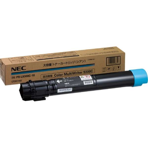 【純正品】 NEC PR-L9300C-18/PRL9300C-18 大容量トナーカートリッジ シアン 【沖縄・離島 お届け不可】｜mitashop 21,321円