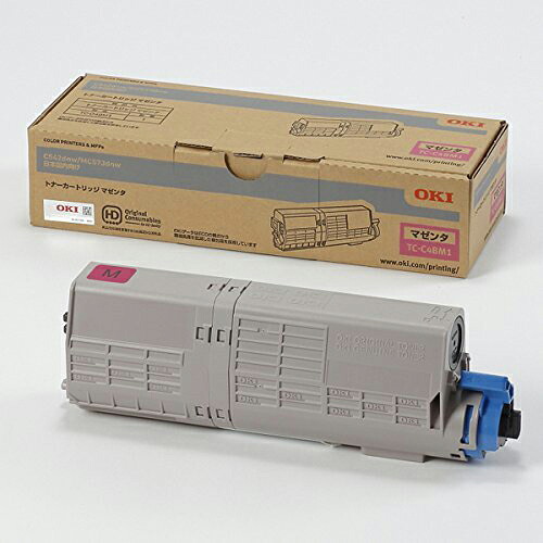 【純正品】 沖データ OKI TC-C4BM1 トナーカートリッジ マゼンタ 【沖縄・離島 お届け不可】|mitashop