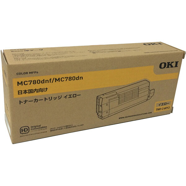 【純正品】 沖データ OKI TNR-C4RY2 トナーカートリッジ イエロー 【沖縄・離島 お届け不可】