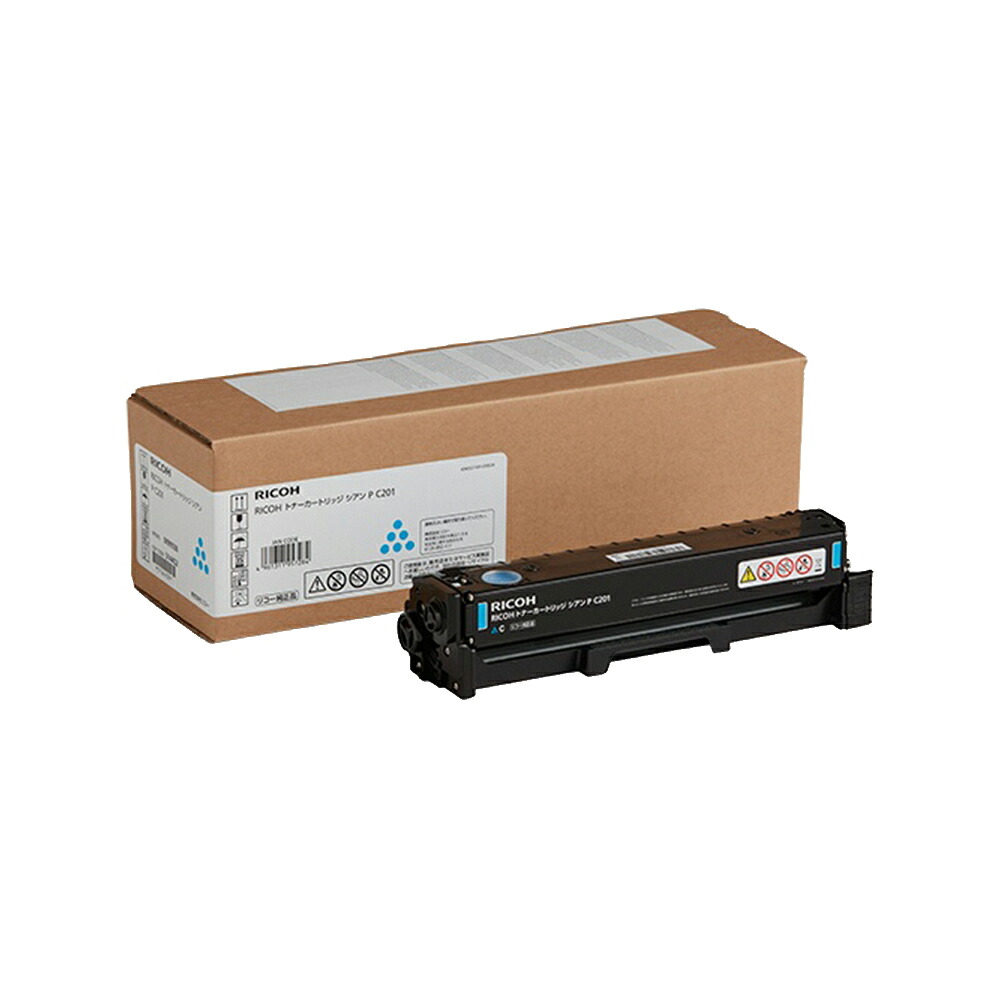 【純正品】 リコー RICOH トナーカートリッジ シアン P C201 【沖縄・離島 お届け不可】|mitashop