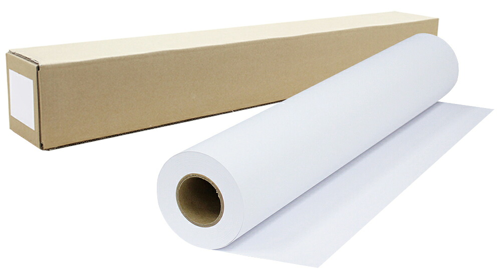 溶剤インク用メディア インクジェットロール紙 マット合成紙 1370mm&times;50m プロッター用紙 大判ロール紙 大判インクジェット用紙 大判プリンター 大判印刷 ポスター印刷【代引き不可】【沖縄・離島 お届け不可】｜mitashop