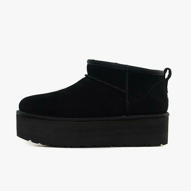 UGG [アグ ウィメンズクラシックウルトラミニプラットフォーム] W CLASSIC ULTRA MINI PLATFORM BLACK (1135092-BLK)