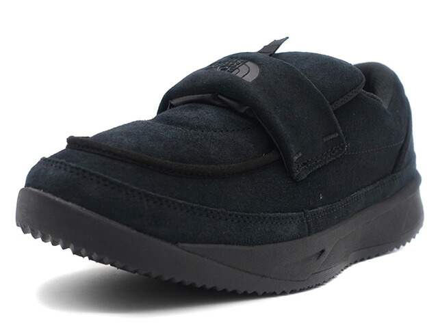 THE NORTH FACE [ザノースフェイス ヌプシローファースウェード] NUPTSE LOAFER SUEDE 腫瘍壊死因子 BLACK/腫瘍壊死因子 BLACK (NF52576-KK)