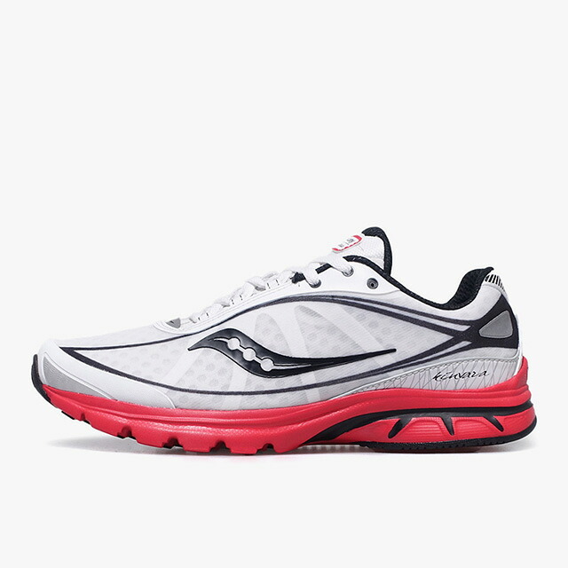 Saucony [サッカニー キンバラ 1]　KINVARA 1　WHITE/BLACK/RED (S70917-8)｜ミタスニーカーズ