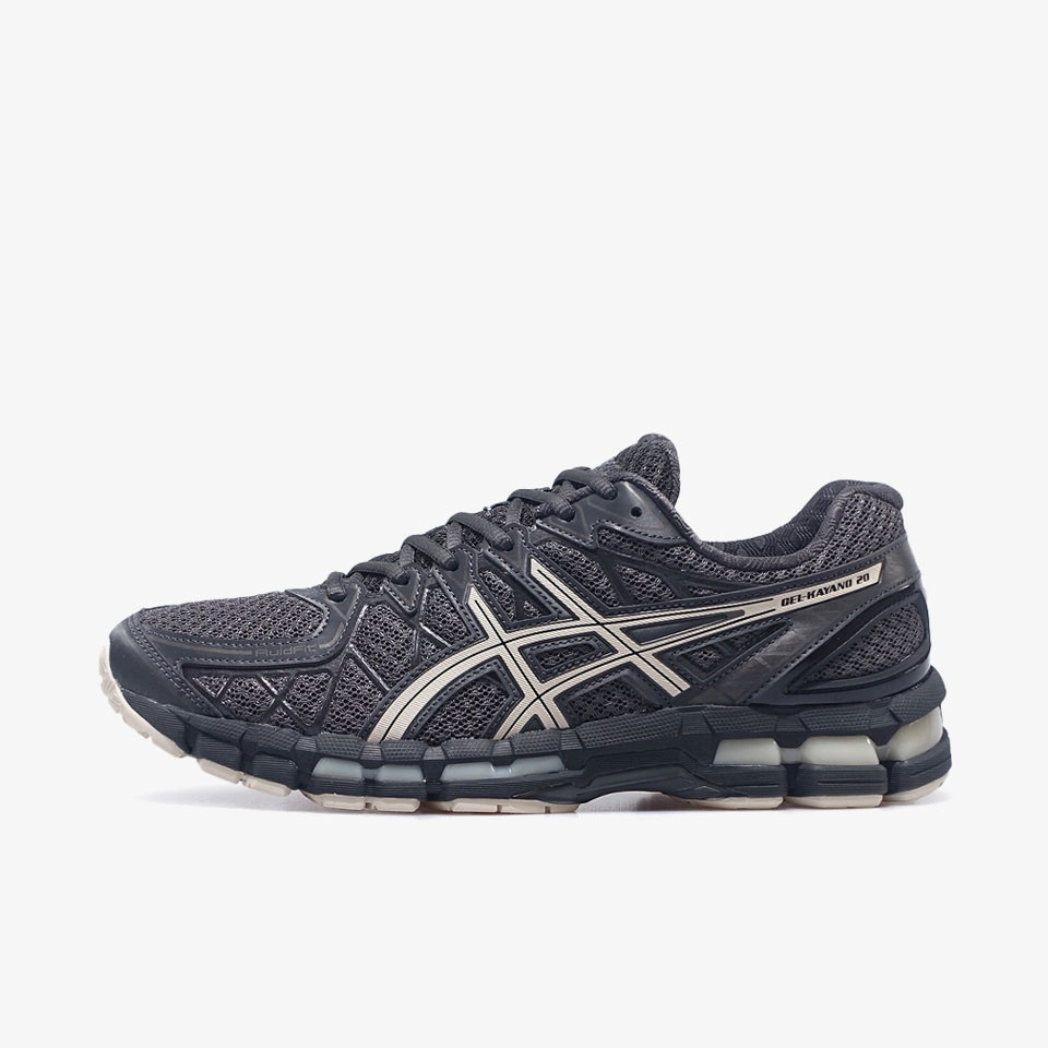 ASICS SportStyle [アシックススポーツスタイル ゲルカヤノ20]　GEL-KAYANO 20　OBSIDIAN GREY/OATMEAL (1203A388-027)｜ミタスニーカーズ