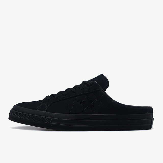 CONVERSE [コンバース ワンスタースウェード ミュール]　ONE STAR SUEDE MULE　BLACKMONOCHROME (33702981)｜ミタスニーカーズ