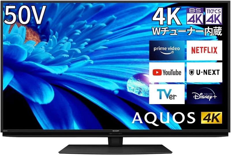 シャープ 50V型 4K チューナー内蔵 液晶 テレビ AQUOS HDR対応 | www