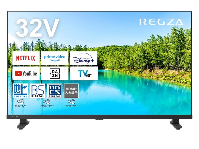 REGZA 32S25R 32インチ液晶テレビ 2024年製 保証付き REGZA 32S25R 32